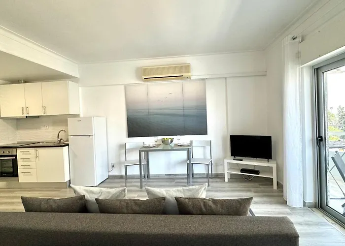 Da Rocha, 504 Casa Dos Arcos, Sunny Studio, Air Conditioning, Internet, Pools, Sea View, By Ig * ポルティマン