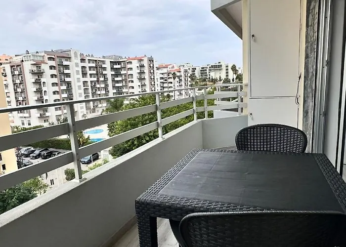 アパート Da Rocha, 504 Casa Dos Arcos, Sunny Studio, Air Conditioning, Internet, Pools, Sea View, By Ig ポルティマン